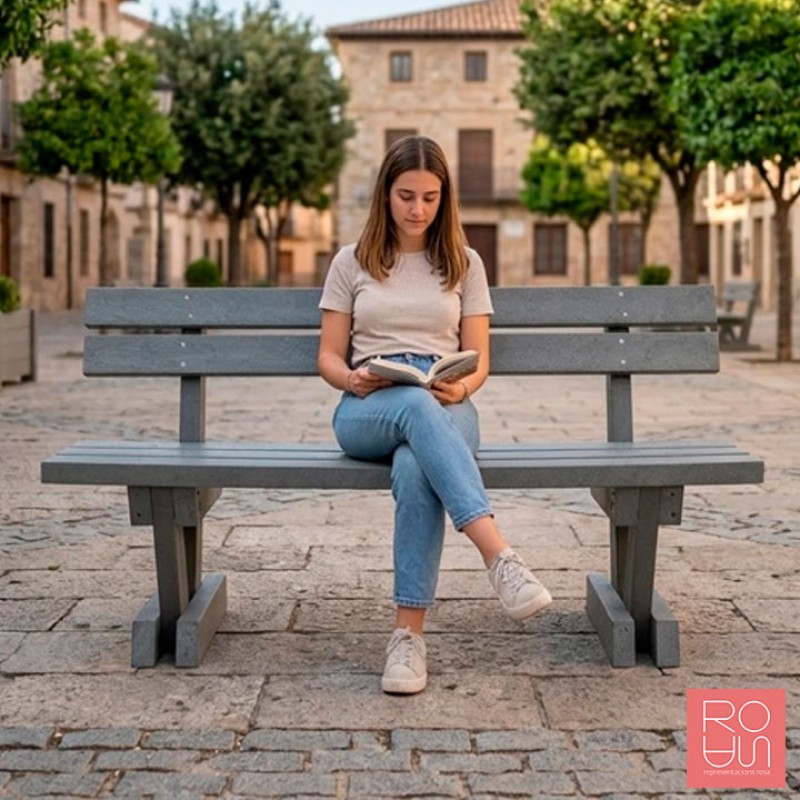 Banc de Plàstic Reciclat Montgomery | Sostenible i Durador